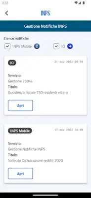 INPS Mobile android App screenshot 3